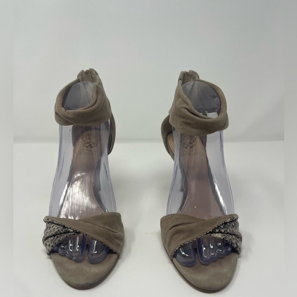 Vince Camuto Nude/Snake Skin Heels Women’s Size 7 Good Condition - Picture 7 of 11